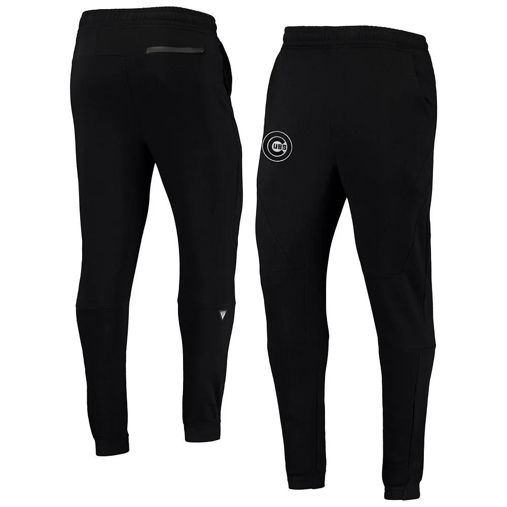 Men's Levelwear Black Chicago Cubs Tempo 22 Fleece Pants, Size: Small Product Image