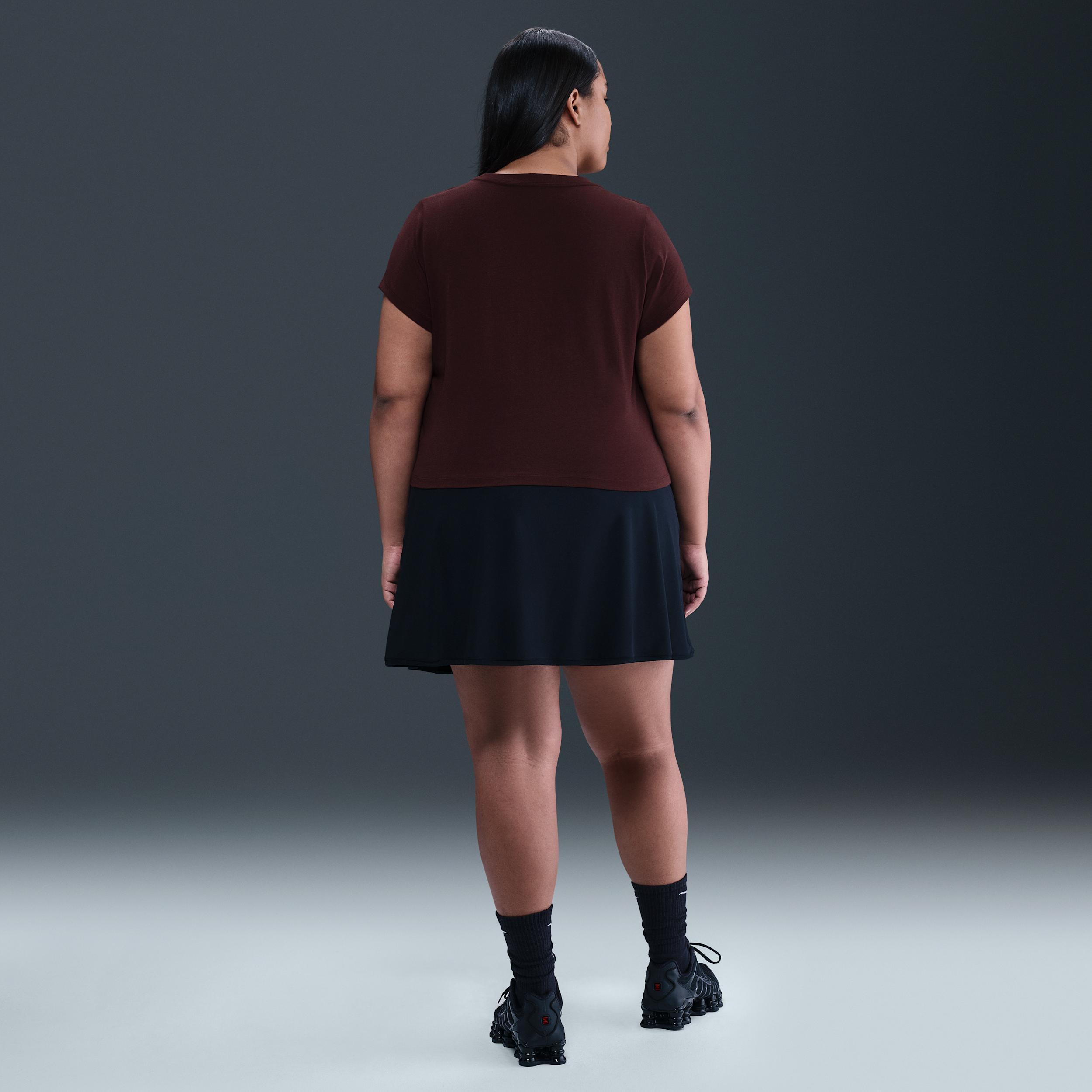 Women's Nike Sportswear Chill Knit Cropped T-Shirt (Plus Size) Product Image