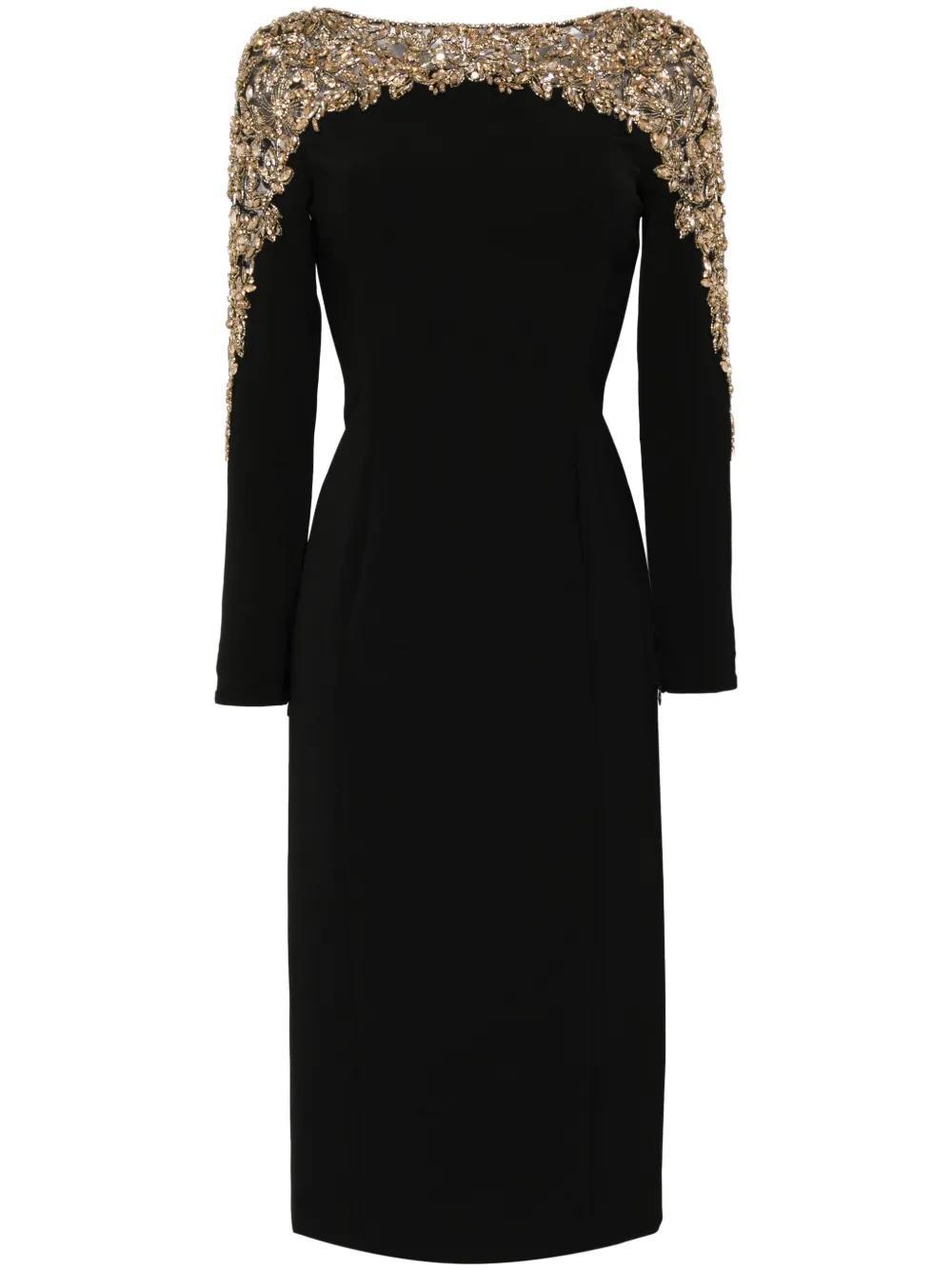 Solstice crystal-embellishment midi dress Product Image
