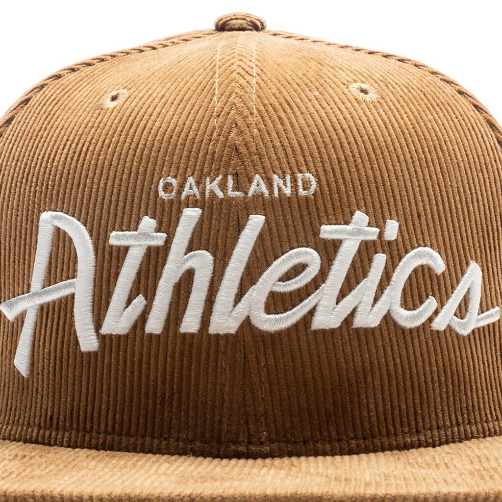 Corduroy Script 9Fifty Snapback - Oakland Athletics Male Product Image