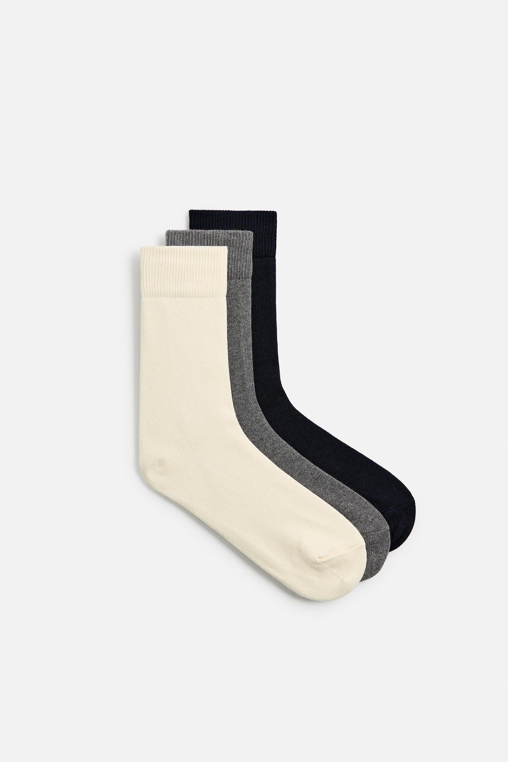 3-PACK OF PLAIN SOCKS Product Image
