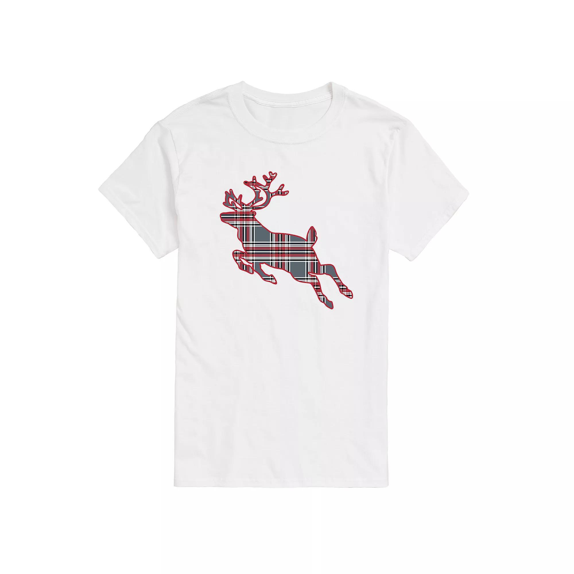 Big & Tall Deer Charcoal Tee, Mens Product Image