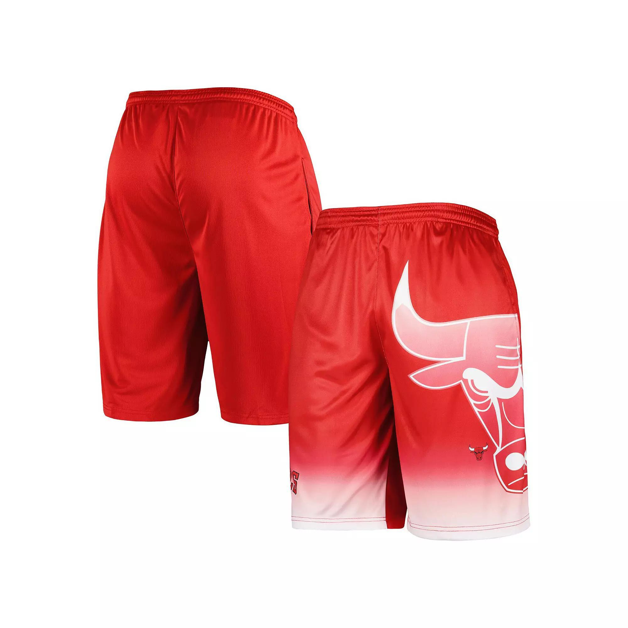Men's Fanatics Branded Red Chicago Bulls Graphic Shorts, Size: Large Product Image