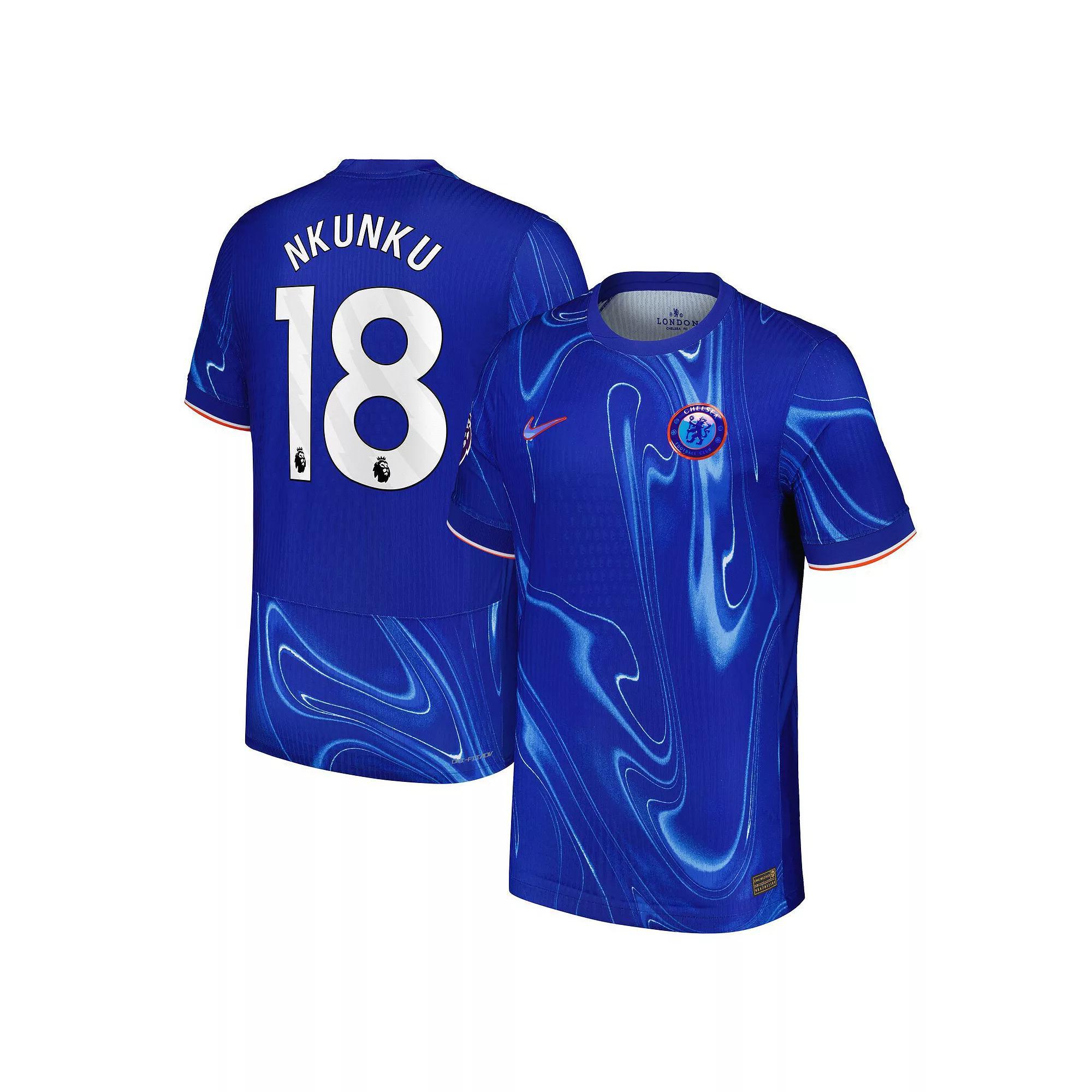 Men's Nike Christopher Nkunku Blue Chelsea 2024/25 Home Authentic Player Jersey, Size: Large, Chl Blue Product Image