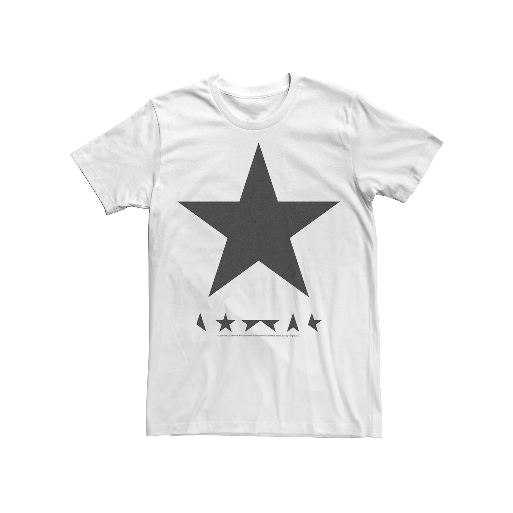 Mens David Bowie Black Star Album Cover Tee Product Image