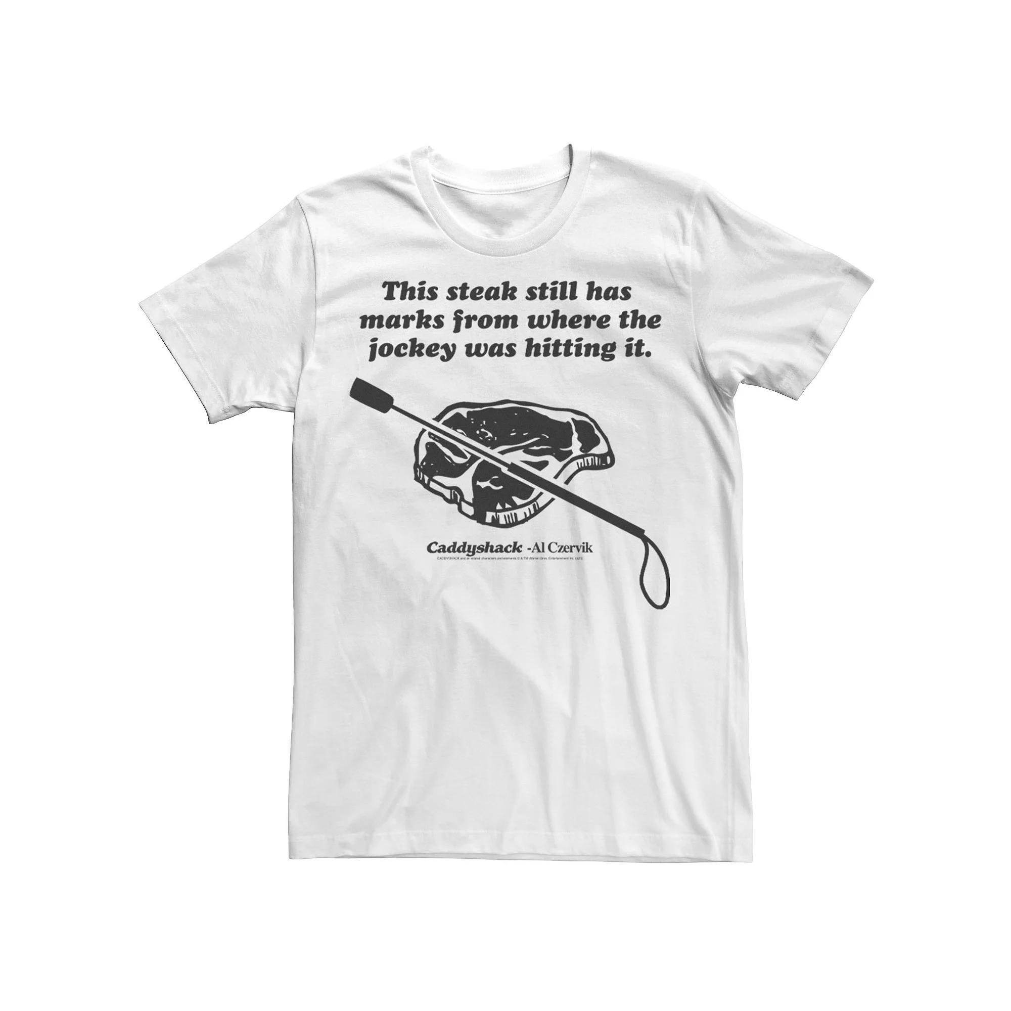 Men's Caddyshack This Steak Still Has Marks From The Jockey Tee, Size: XL, White Product Image