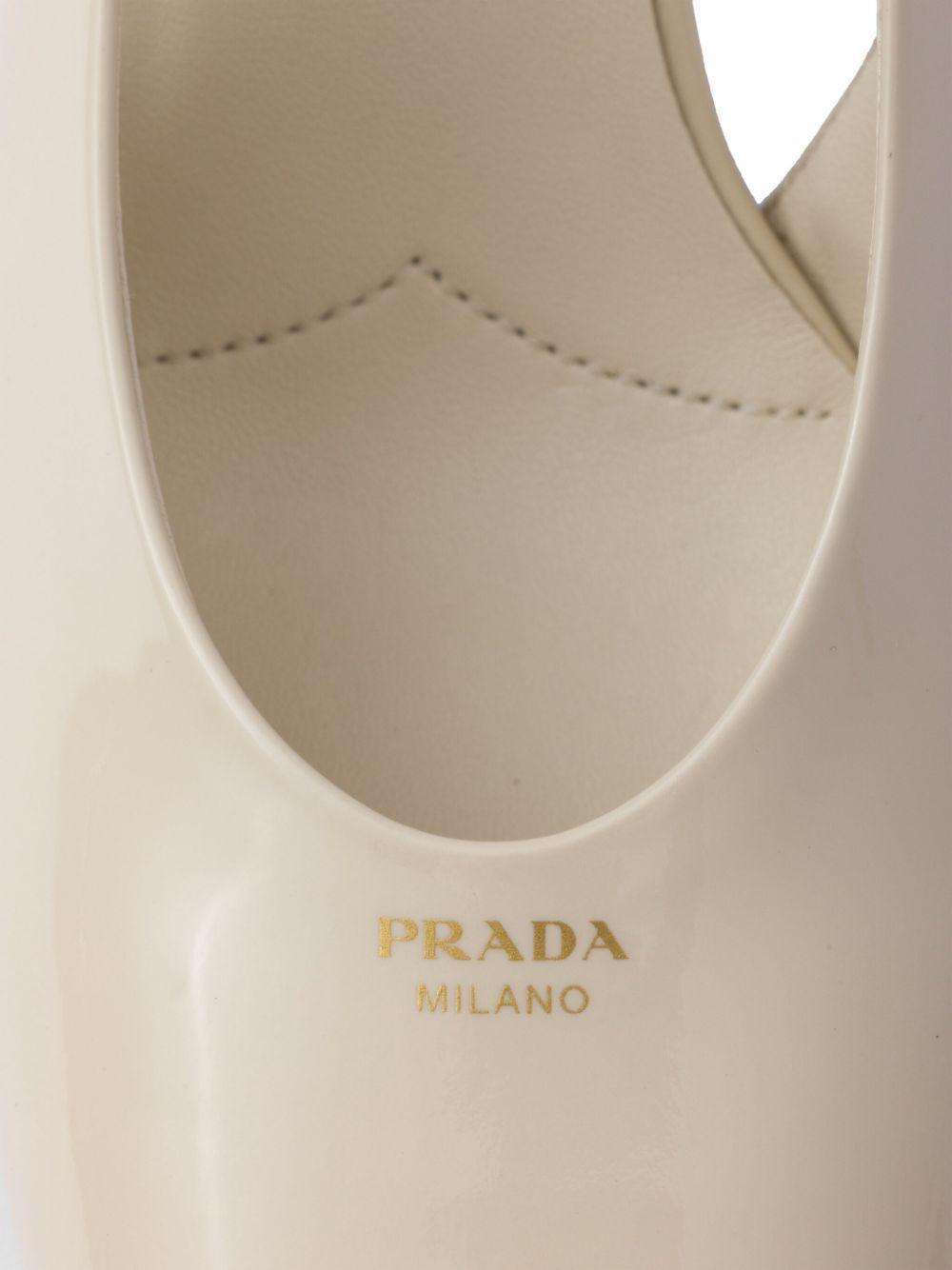 85mm leather slingback pumps Product Image
