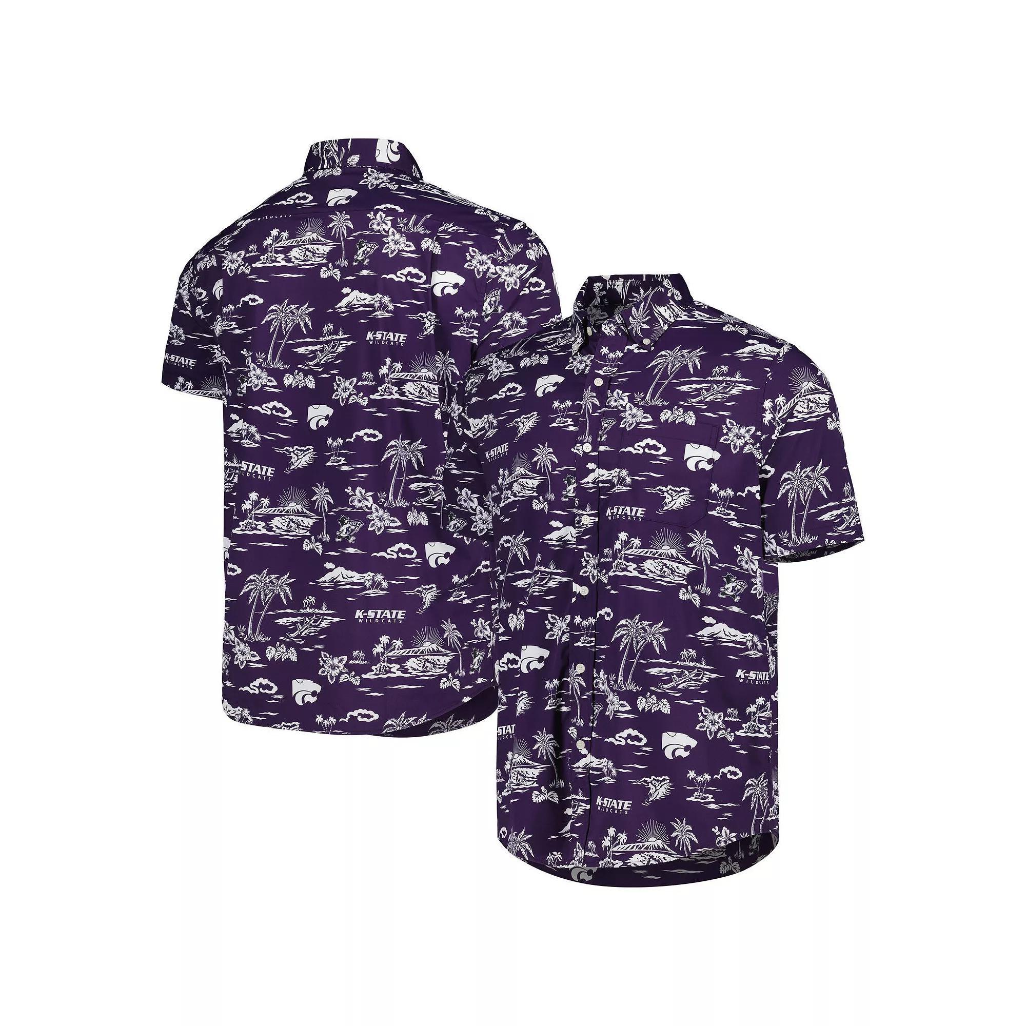 Men's Reyn Spooner Purple Kansas State Wildcats Performance Button-Down Shirt, Size: Large Product Image