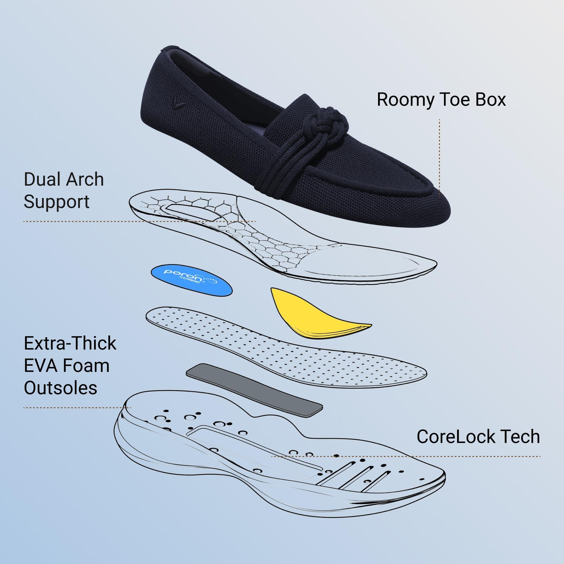 Water-Repellent Round-Toe Sneaker Loafers (Iasmin) Product Image