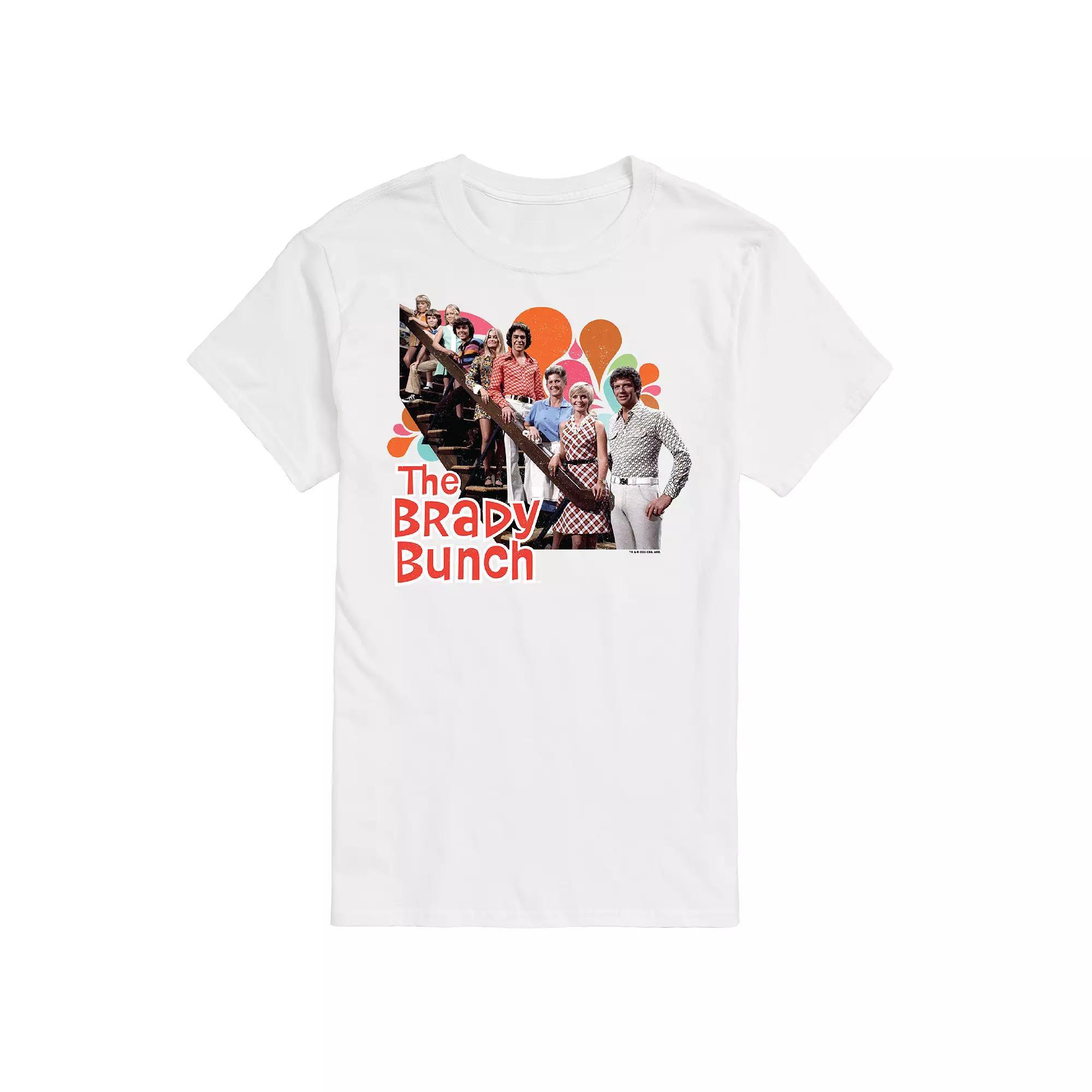 Big & Tall The Brady Bunch Vintage Graphic Tee, Mens Product Image