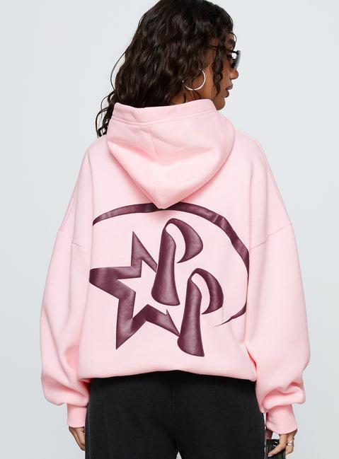 Starblazer Princess Polly Graphic Hoodie Pink Product Image