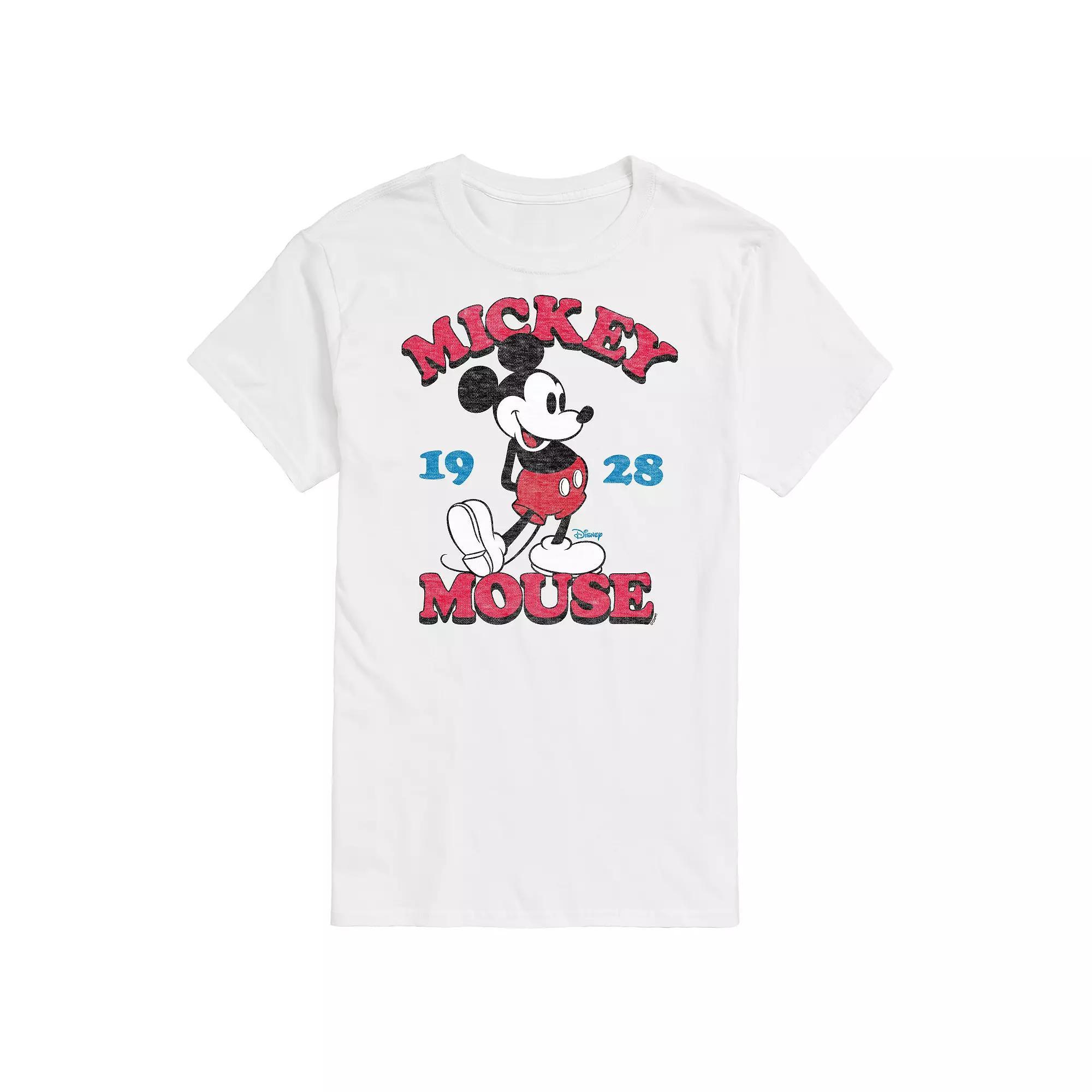 Big & Tall Mickey Mouse 28 Vintage Tee, Mens Product Image