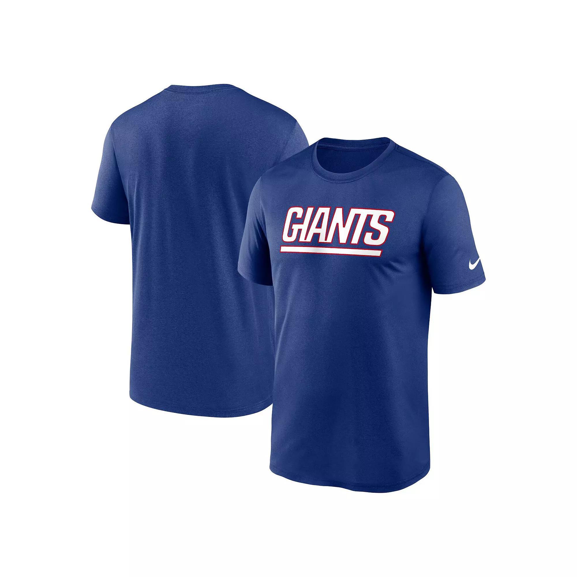 Men's Nike  Royal Los Angeles Rams Legend Wordmark Performance T-Shirt, Size: Large, Blue Product Image
