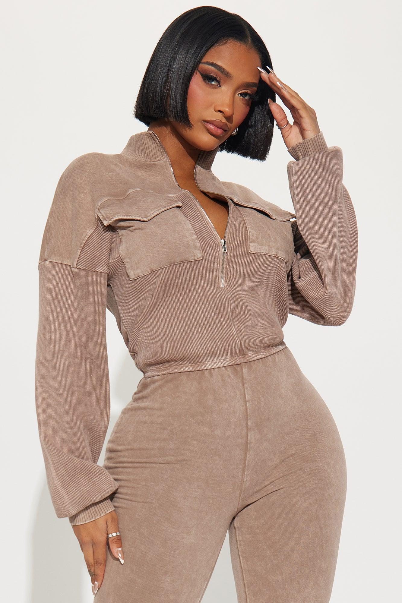 Start Dreaming Jumpsuit - Mocha Product Image
