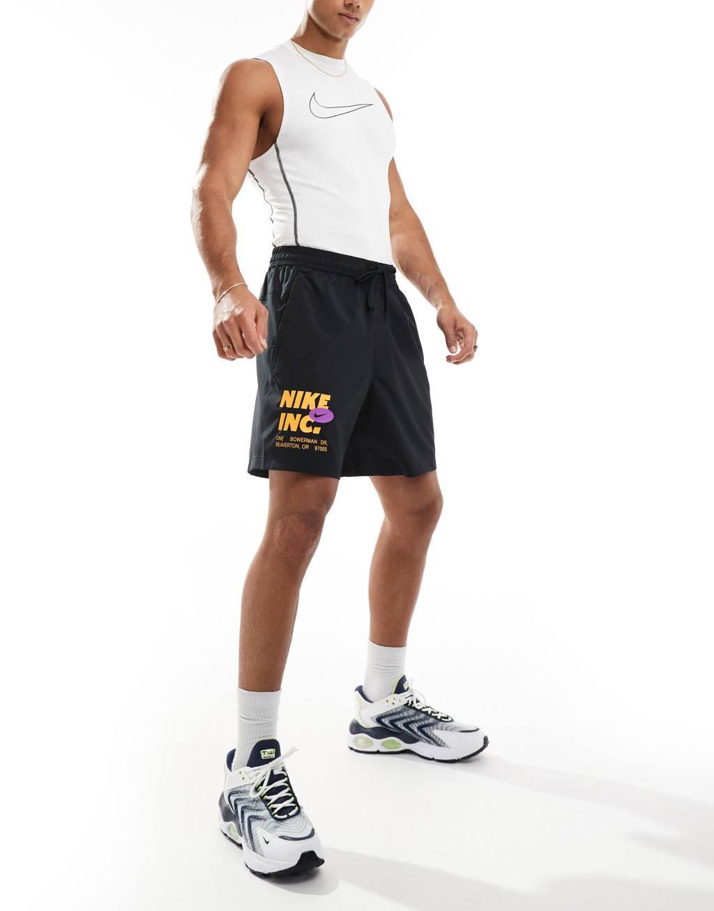 Nike Training Dri-Fit Bodega 7in form shorts in black Product Image