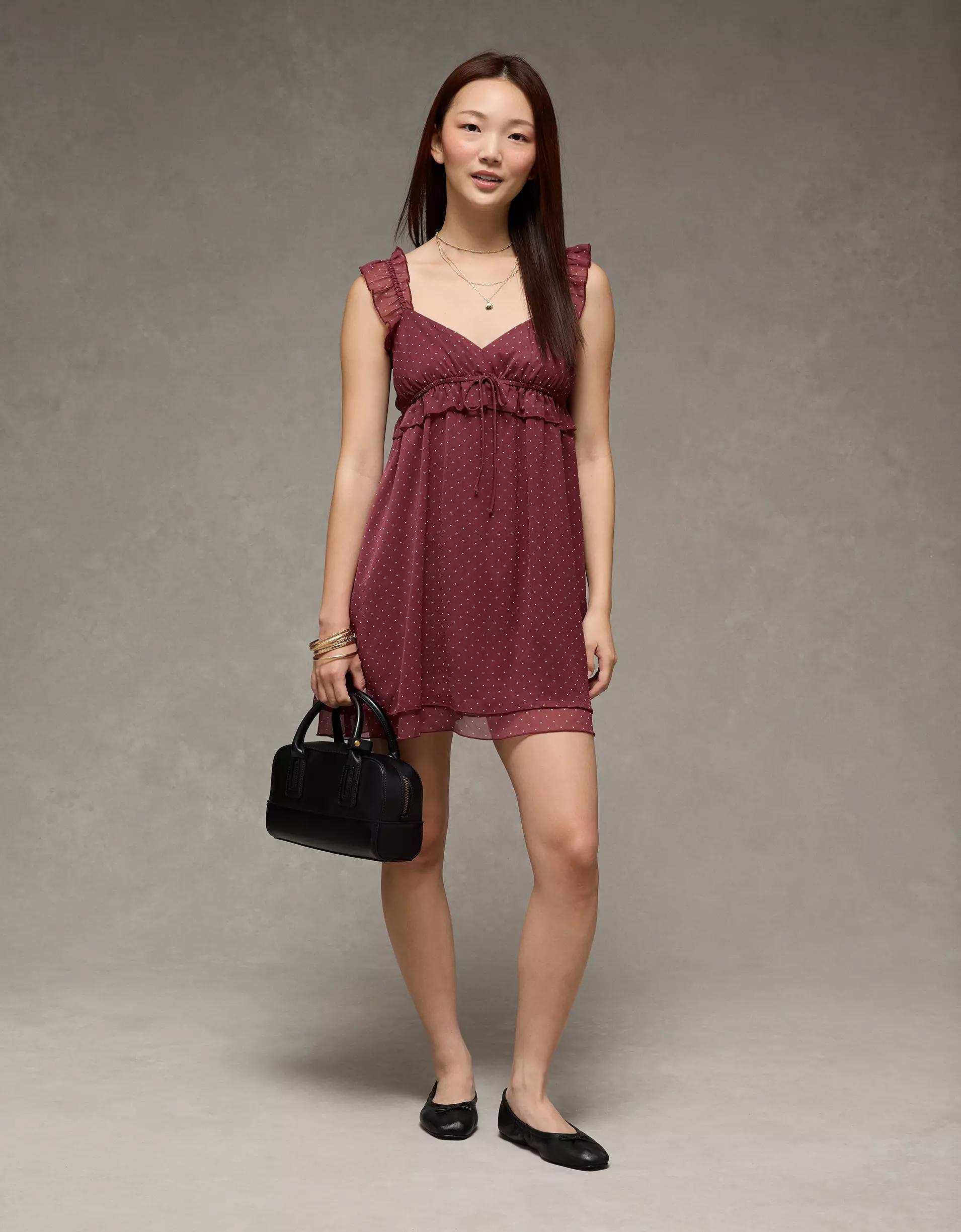 AE Ruffle Mini Dress Product Image