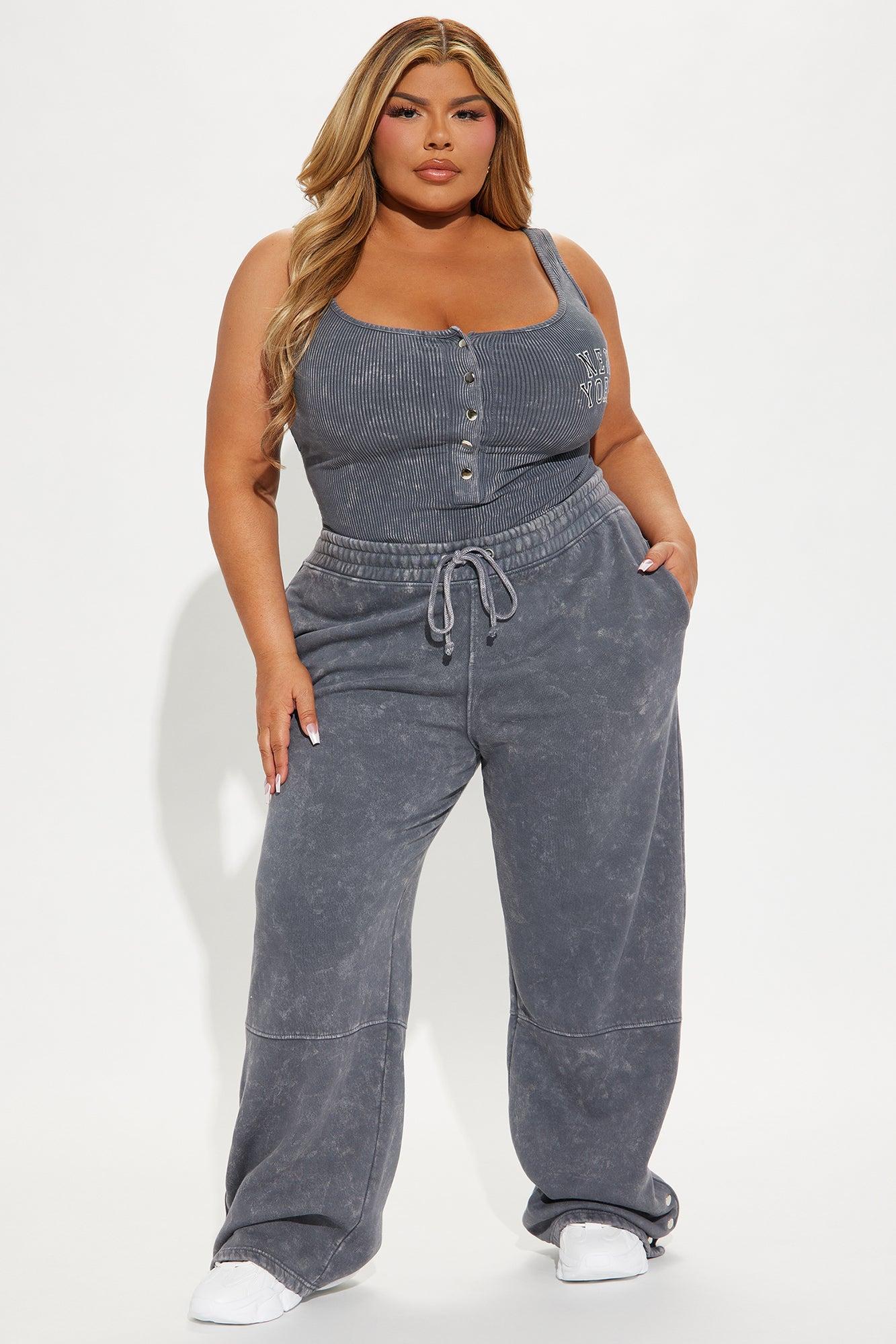 New York Washed Sweatpant - Charcoal Product Image