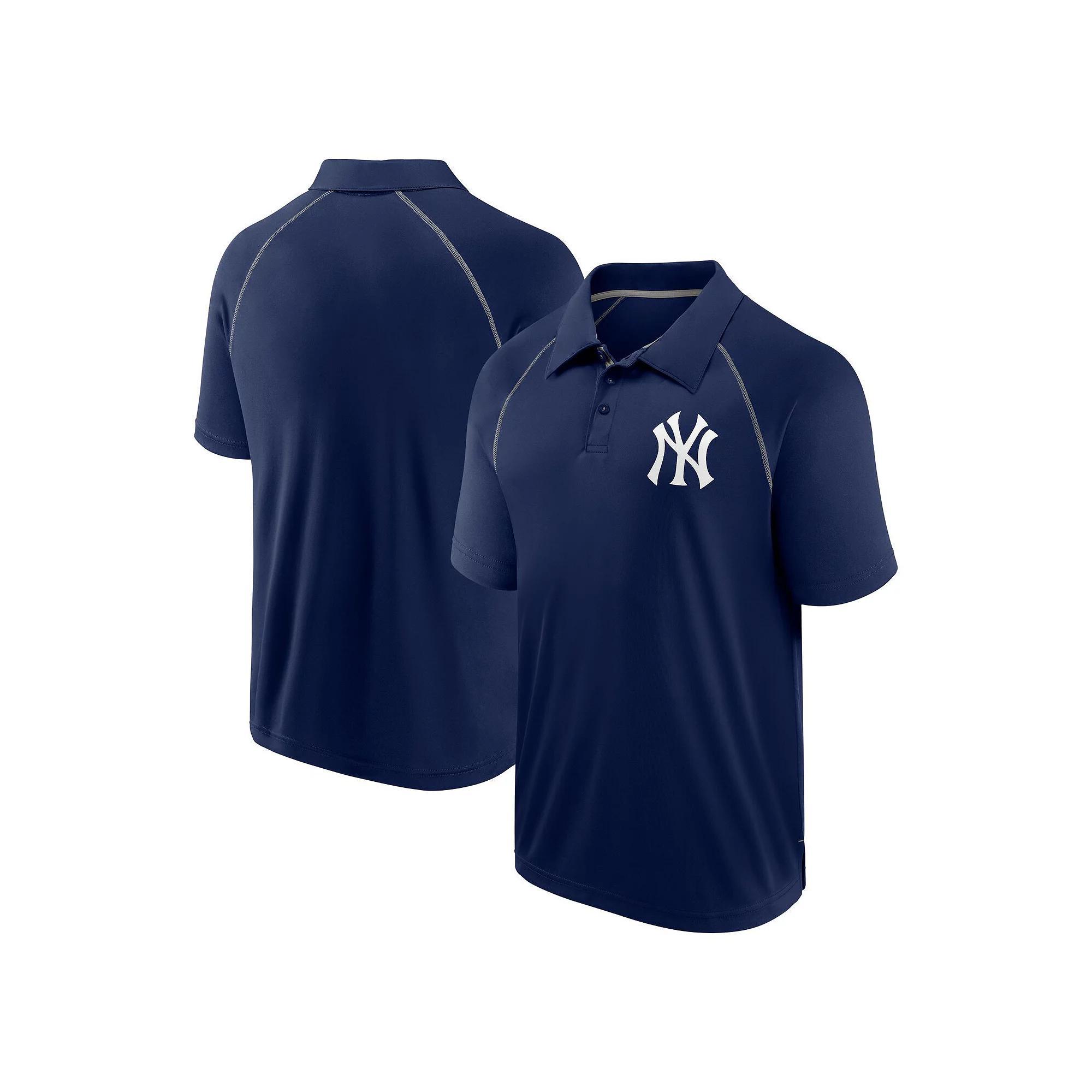 Men's Fanatics Navy Tampa Bay Rays Strong Alone Raglan Polo, Size: Medium, Blue Product Image