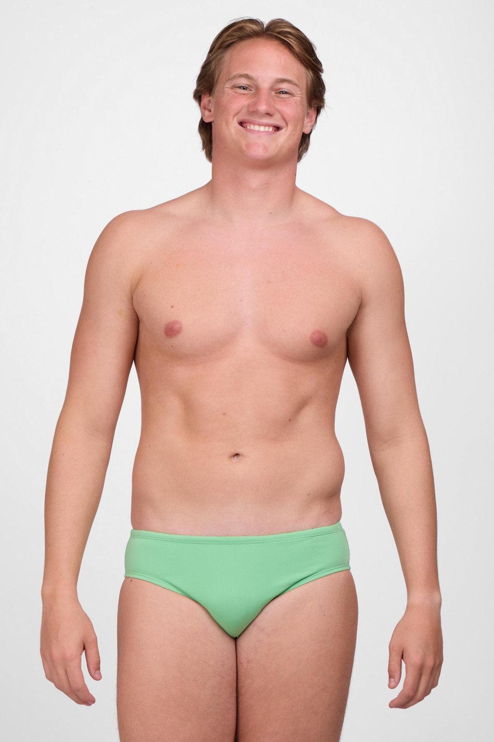 BROLYN Swim Brief - Green Apple Male Product Image