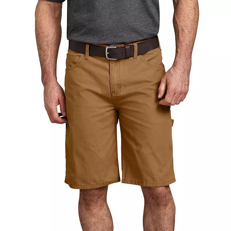 Men's Dickies Relaxed-Fit Lightweight Duck Carpenter Shorts, Size: 32, Rinsed Desert Brown Product Image