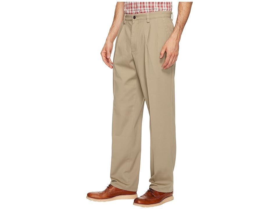 Mens Dockers Stretch Easy Classic-Fit Pleated Pants Green Product Image