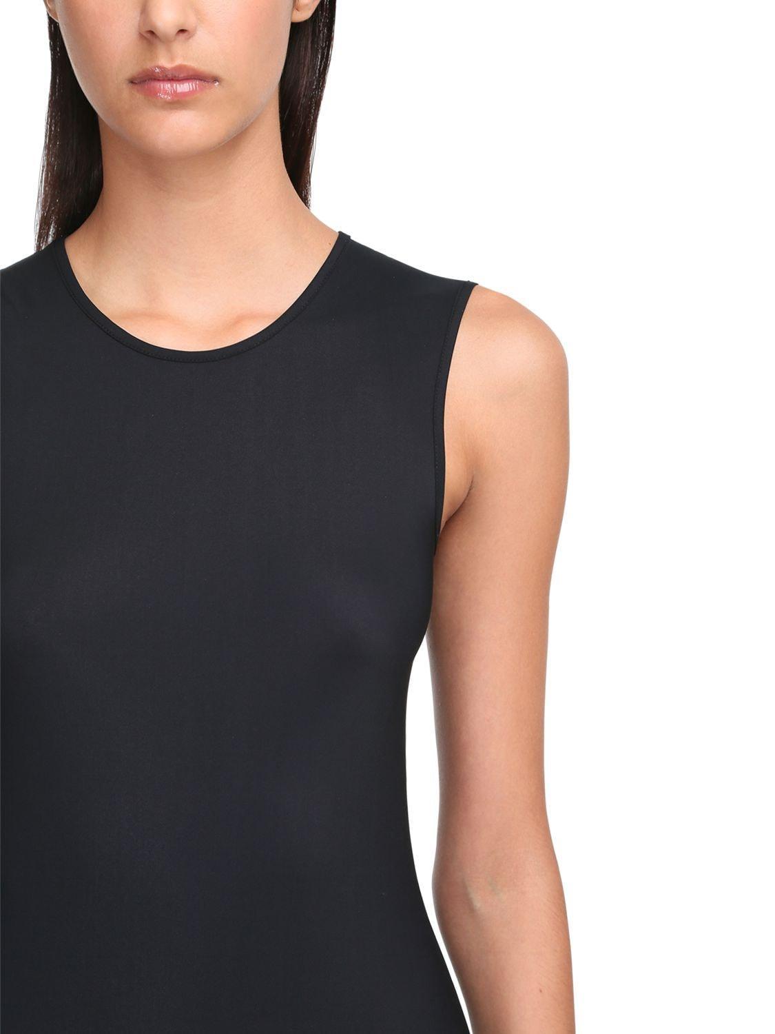 JIL SANDER Fitted Stretch Jersey Midi Dress In Black Product Image