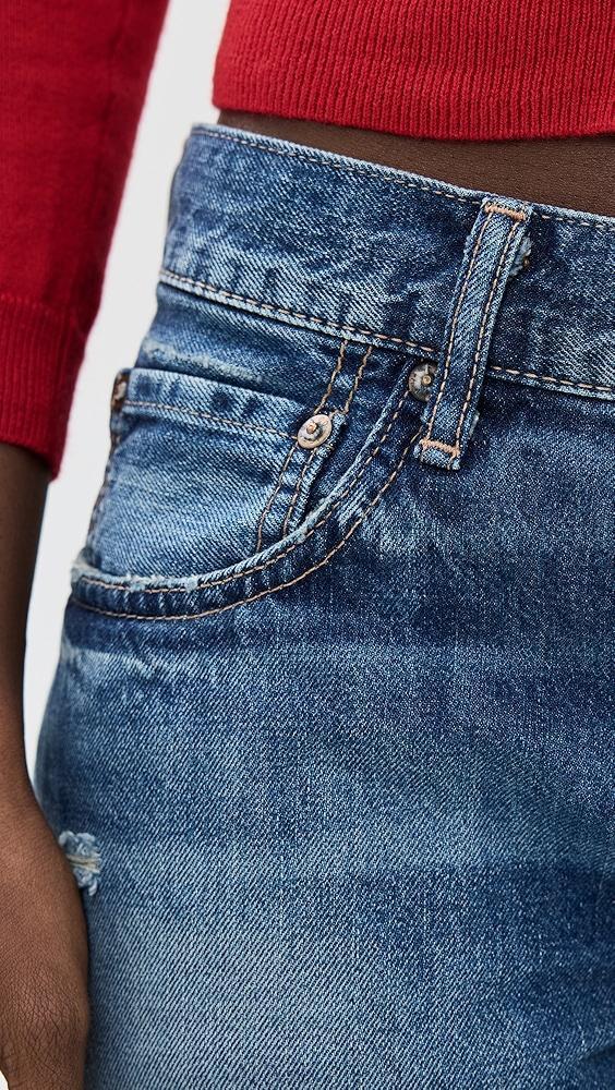 MOUSSY VINTAGE Mv Ridgefield Straight-Low Jeans | Shopbop Product Image