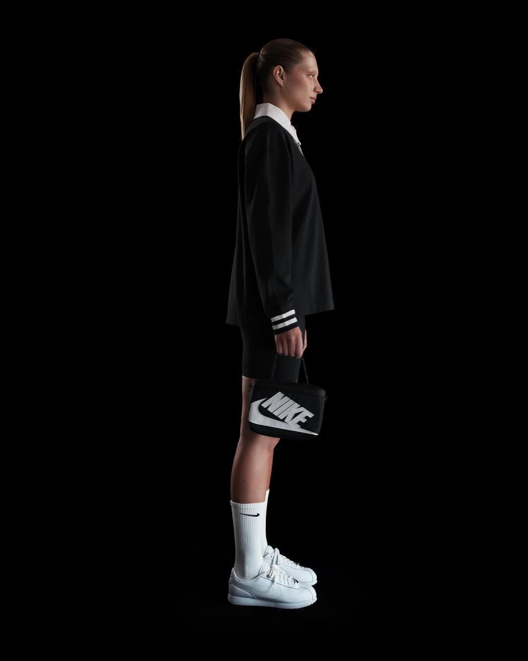 Nike Sportswear Essential Women's Oversized Long-Sleeve Polo Product Image