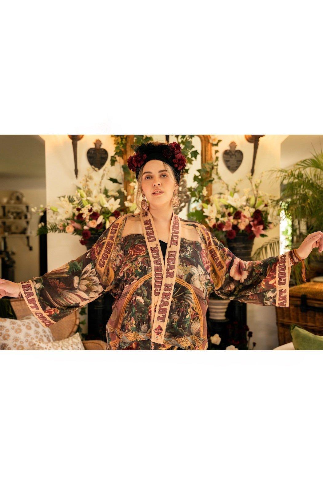 Dear Heart Cropped Kimono Product Image
