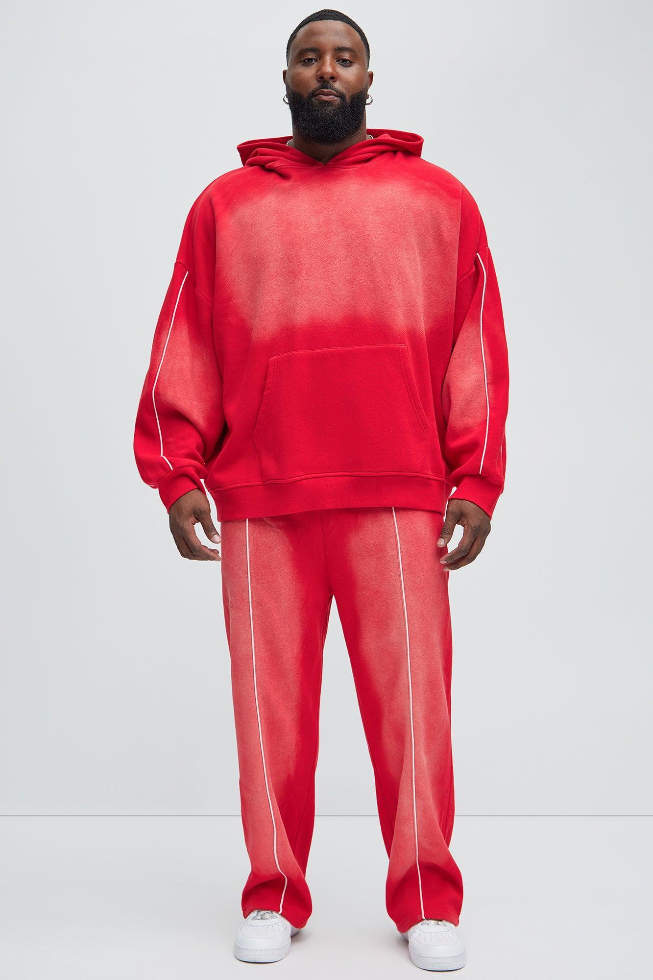 Tyson Just Go With It Straight Sweatpants - Red Product Image
