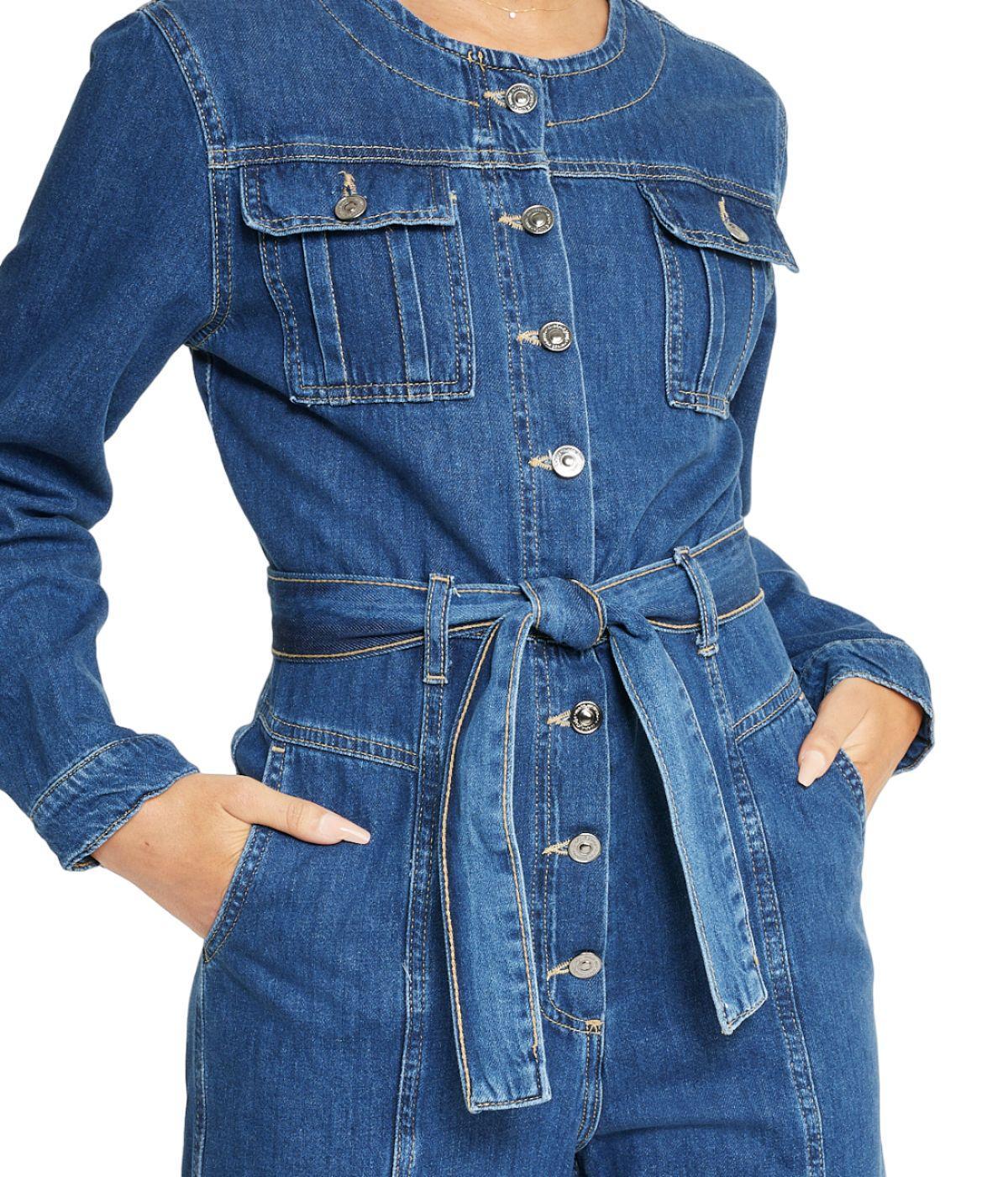 Denim Jumpsuit Product Image