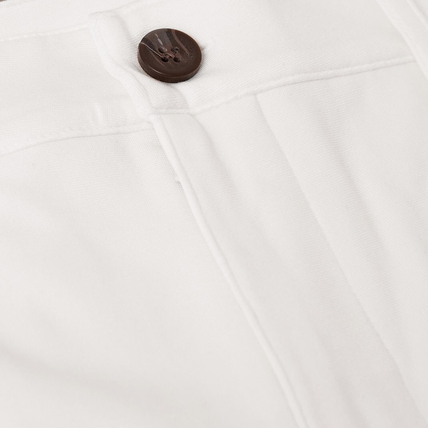 9" Ivory Comfort Knit Chino Shorts Product Image