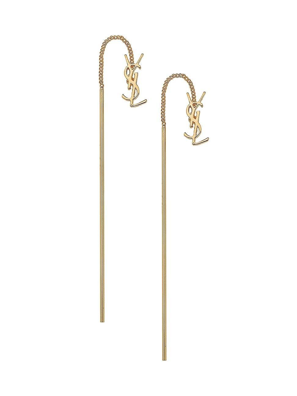 Womens Opyum YSL Threader Earrings In Metal Product Image