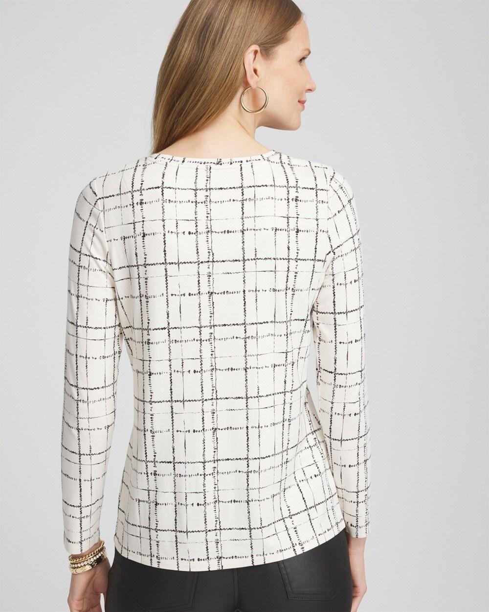 Touch of Cool™ Plaid Long Sleeve Layering Tee Product Image
