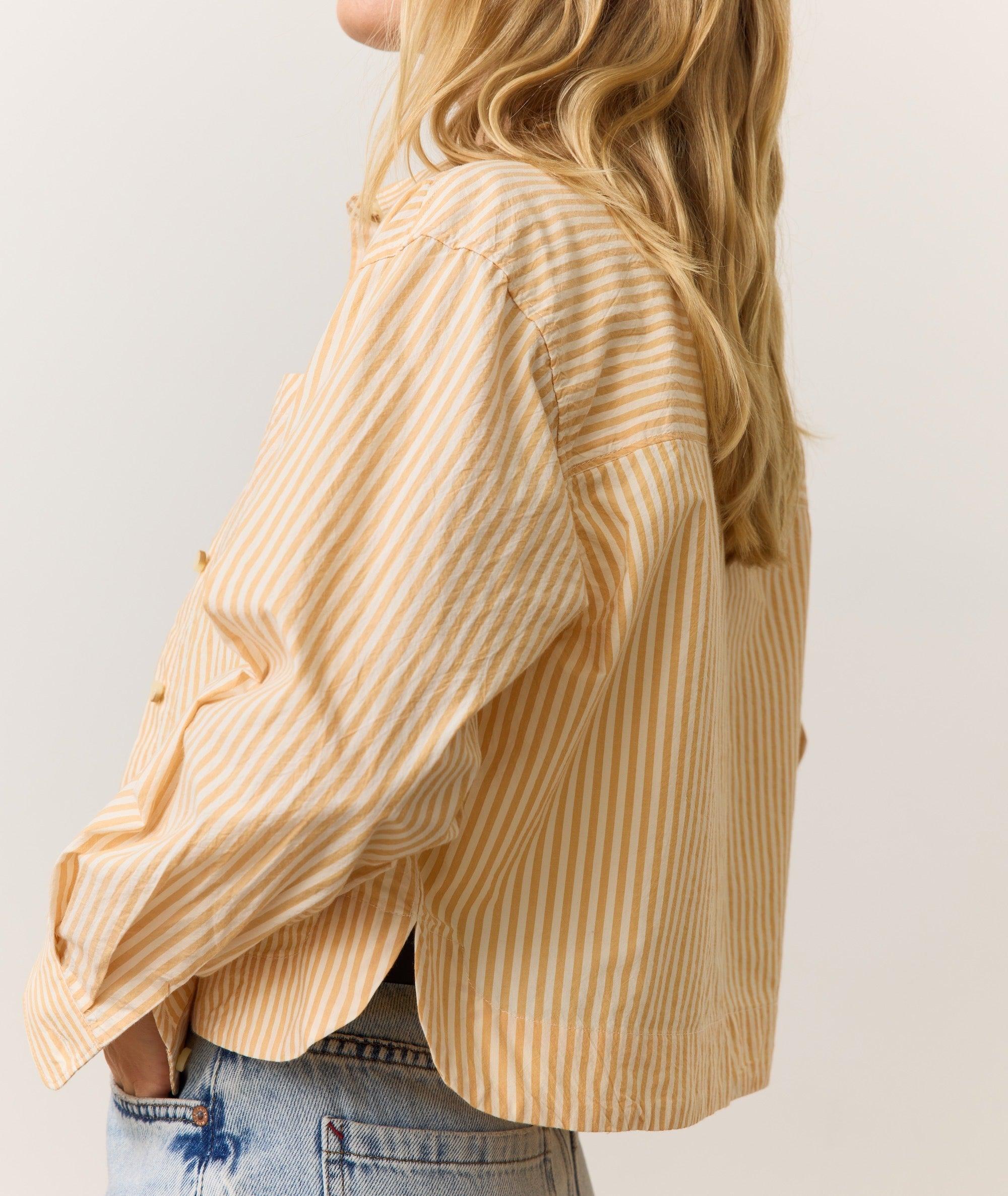 Gracey Oversized Shirt in Cali Poplin Product Image