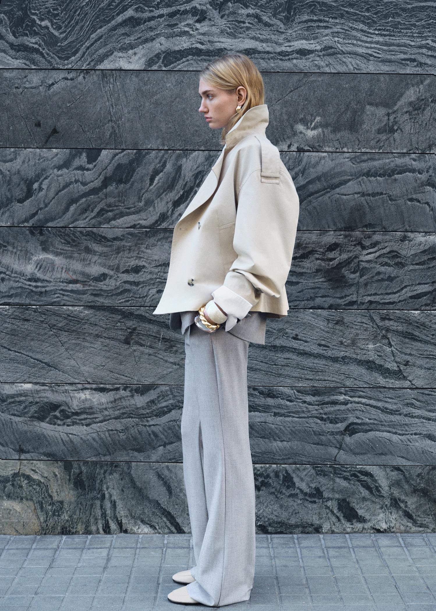 Straight suit trousers - Women | MANGO USA Product Image