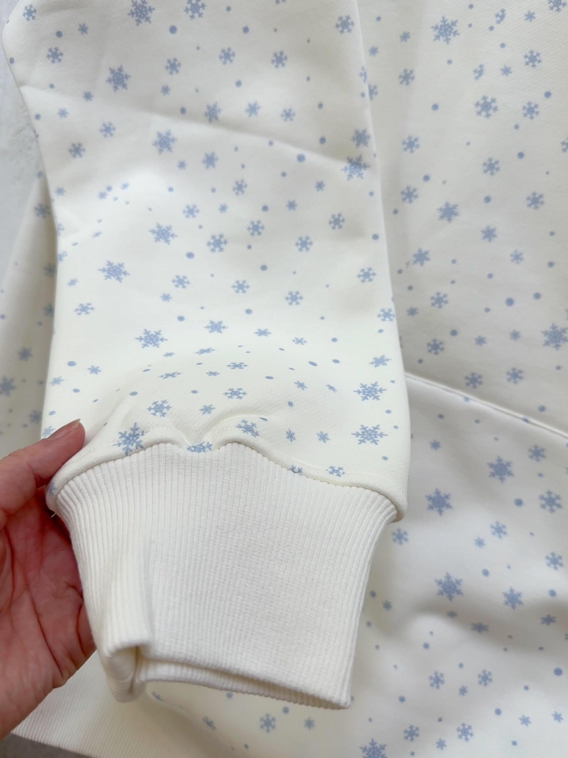 Snowflake Sunkissedcoconut Embroider Hoodie Product Image
