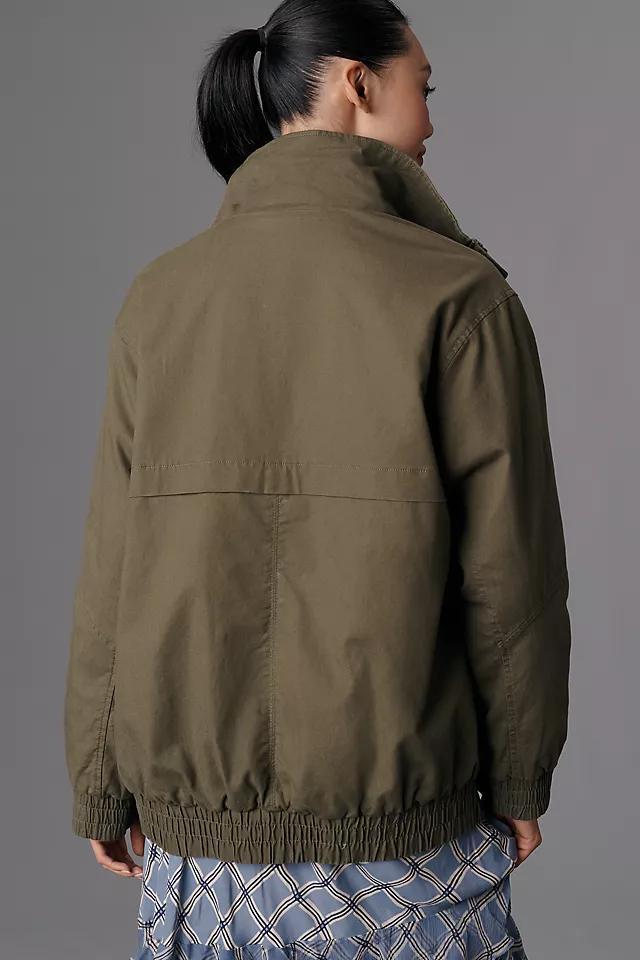 By Anthropologie Oversized Bomber Jacket Product Image