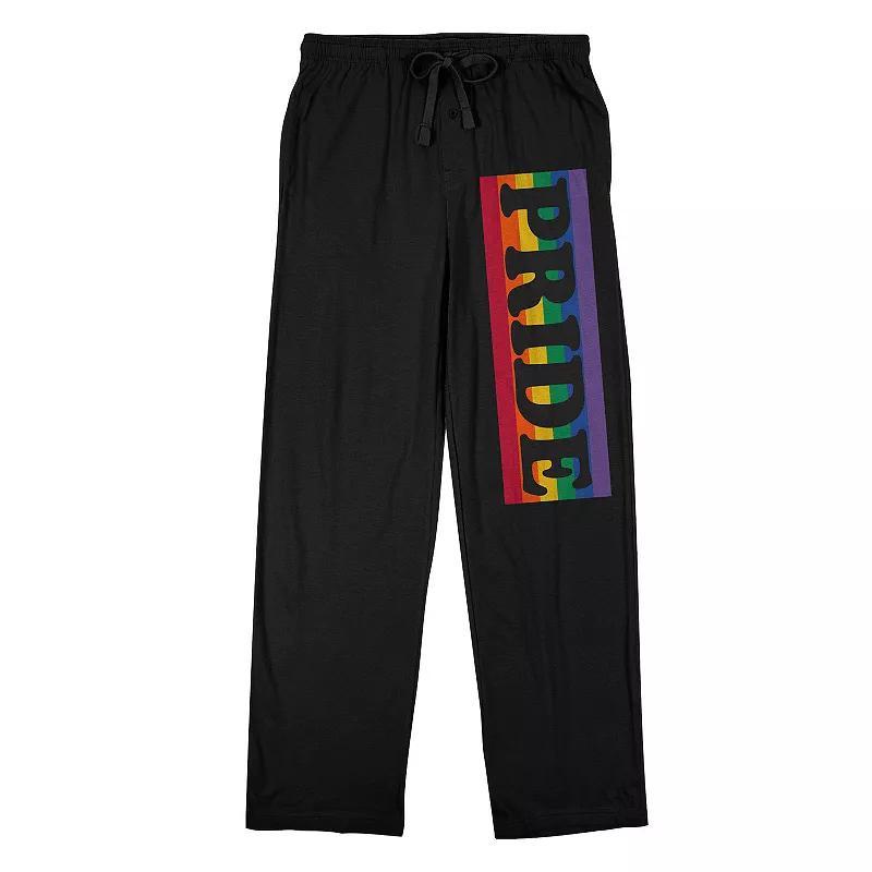 Mens Pride Rainbow Pajama Pants Product Image