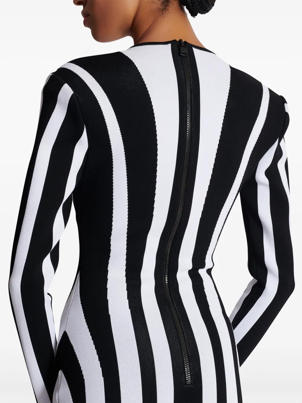 striped knitted dress Product Image