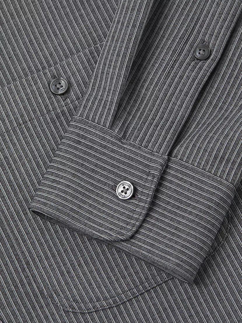Cotton-Blend Slim-Fit Shirt Product Image