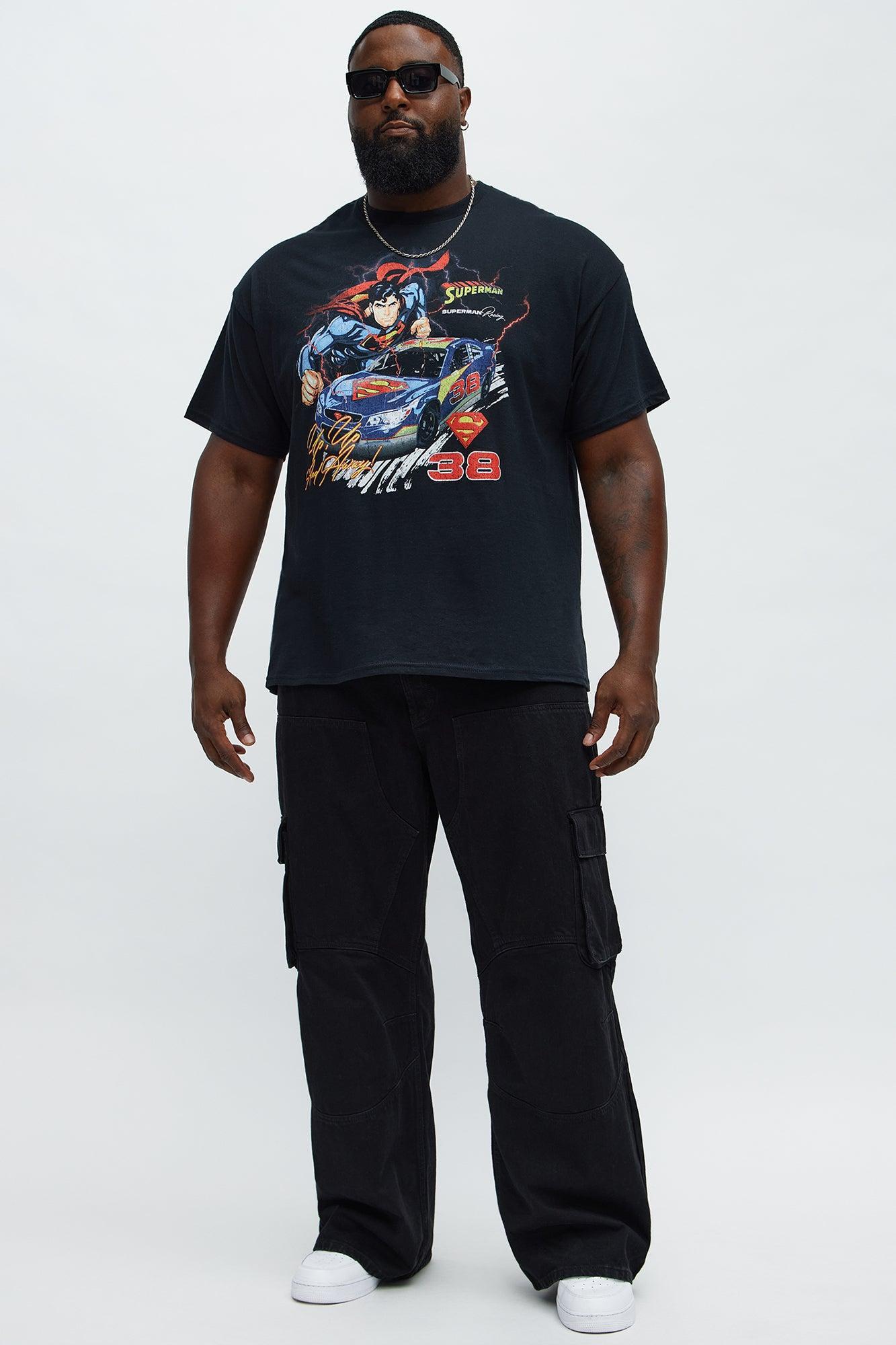 Superman Racing Team Short Sleeve Tee - Black Product Image