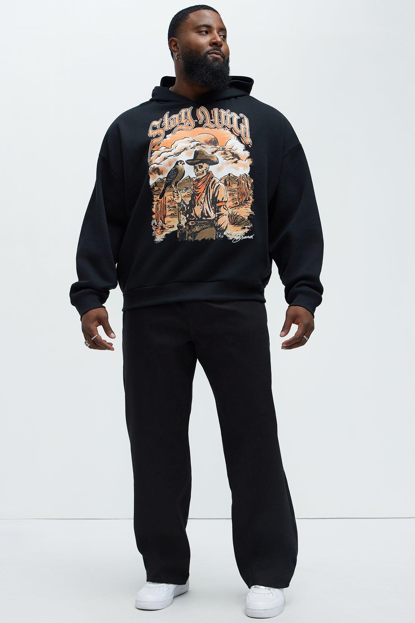 Stay Wild Hoodie - Black Product Image