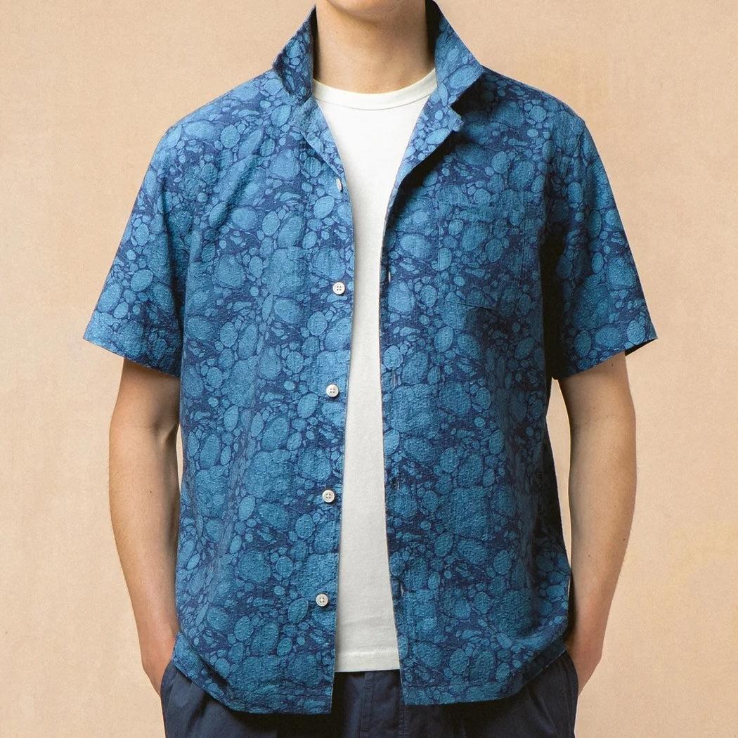 Crammond Shirt - Blue Marble Product Image
