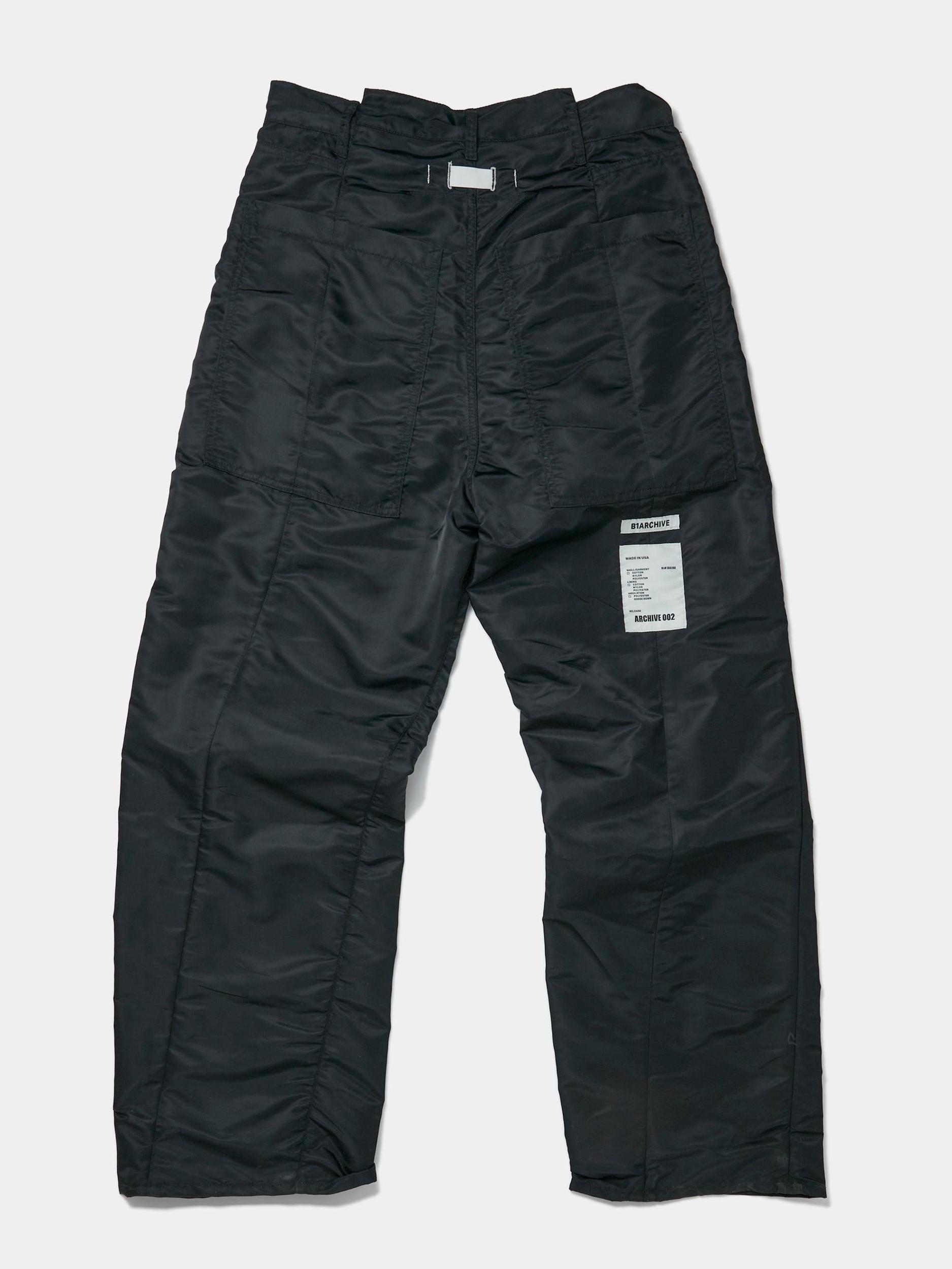 Wide Leg 5 Pocket Trouser (Black) Product Image