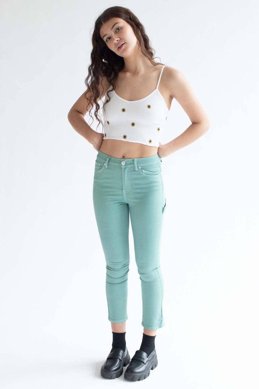 White Daisies Embroidered Seamless Cami Product Image