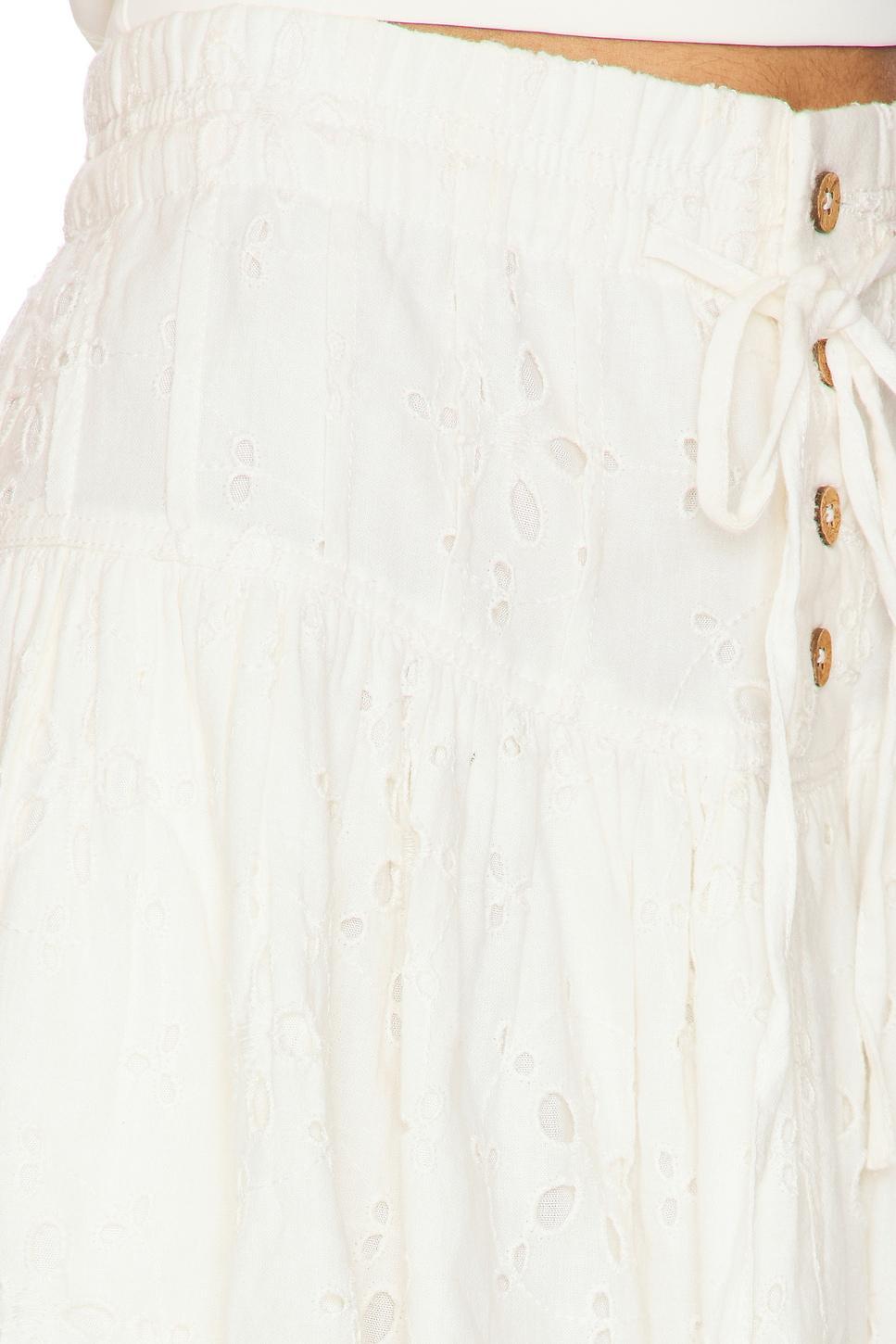 Roselle Eyelet Mini Skirt Free People Product Image