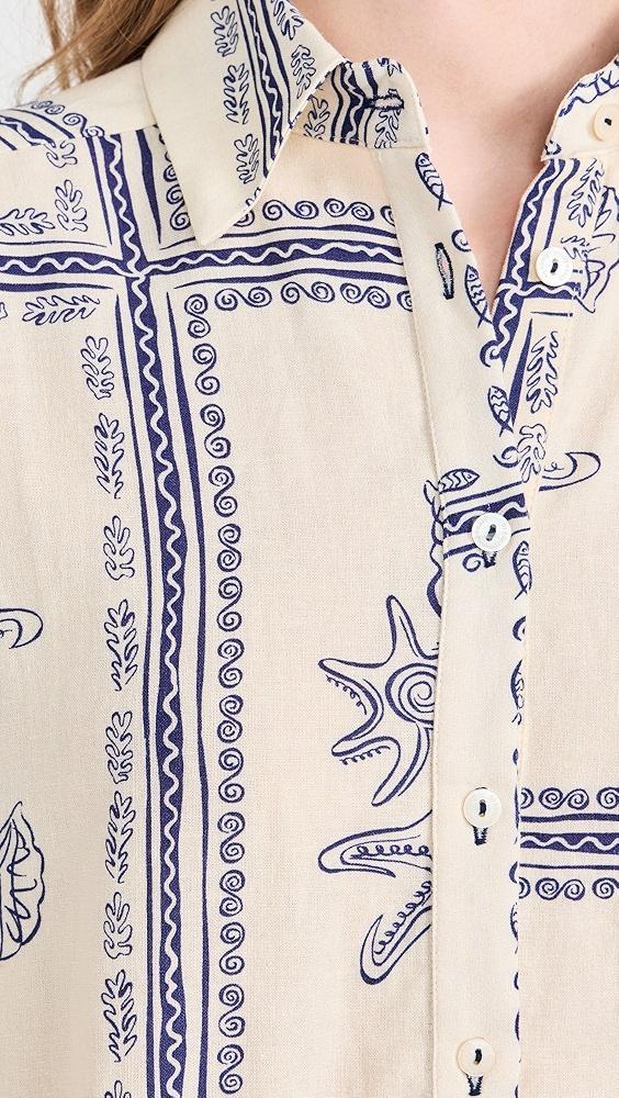 Dress To Shirt In Nautical Print | Shopbop Product Image