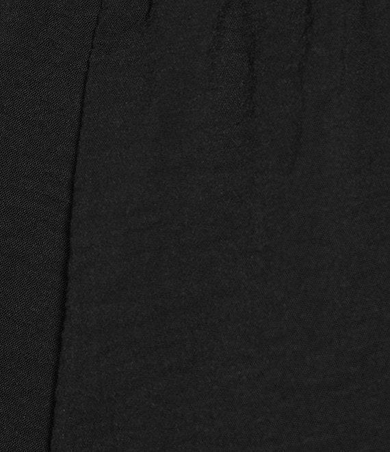 Allison Daley Petite Black Pull-On Straight Leg Soft Pants Product Image