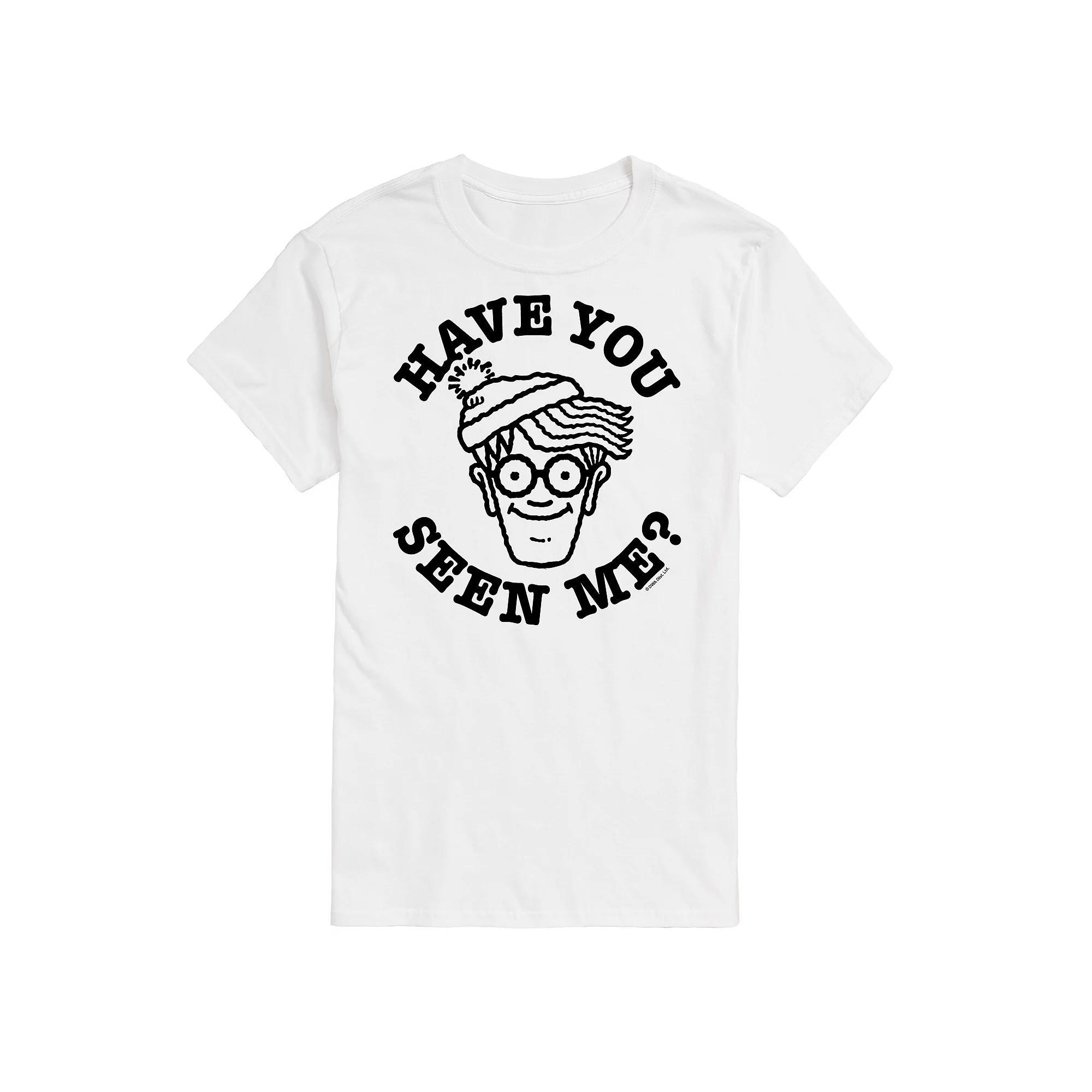 Mens Wheres Waldo Have You Seen Me Graphic Tee Ivory Product Image
